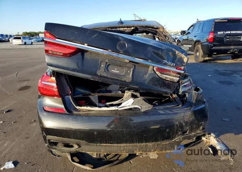 2019 BMW 740 I z USA, uszkodzony, nr VIN WBA7E2C57KB217715